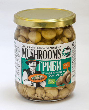 Печериці консервовані
