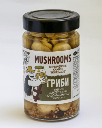 Печериці консервовані